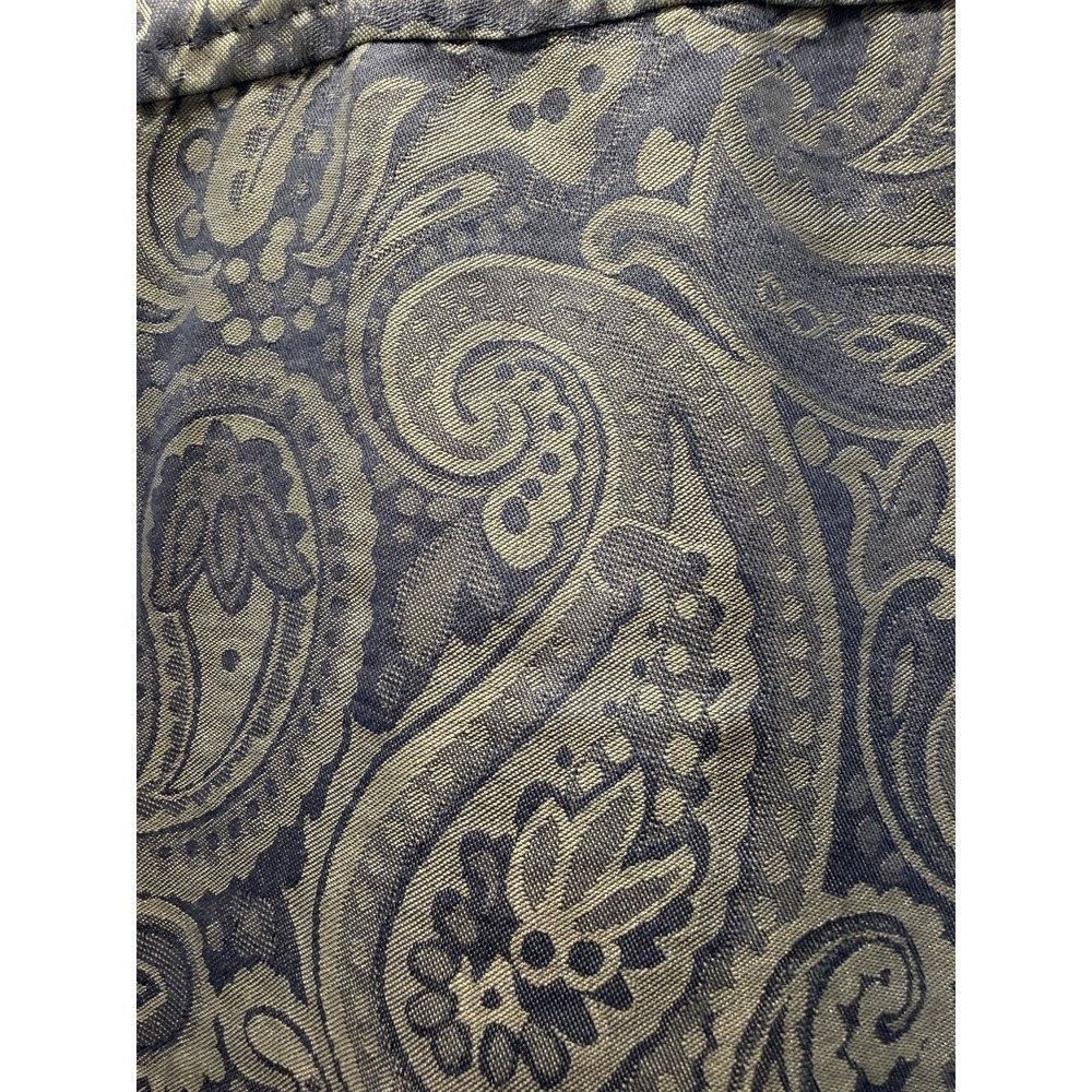 Tasso Elba Paisley Button Up Shirt Men's Size Small Blue Long Sleeve NEW - Picture 5 of 5
